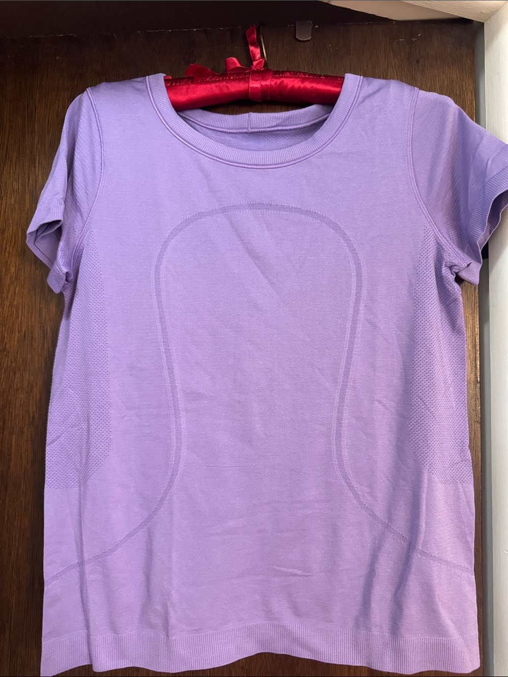 Lululemon Lilac Short-Sleeve Performance Tee